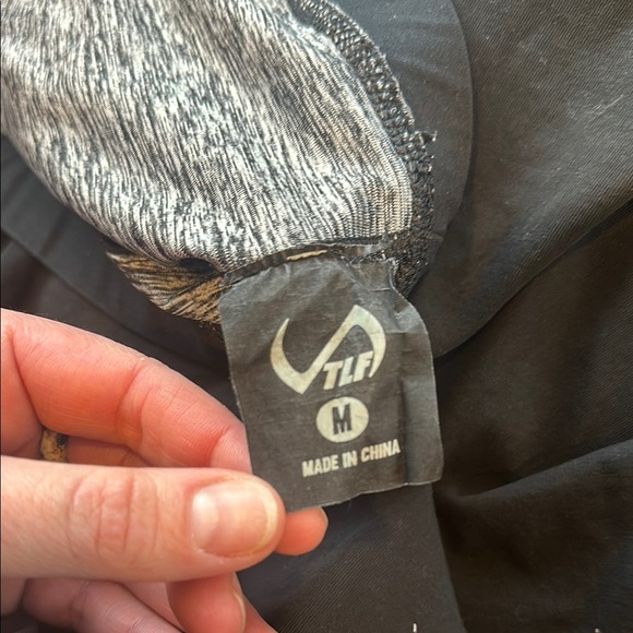 Black and Gray Women's Sports Bra - Picture 6 of 6